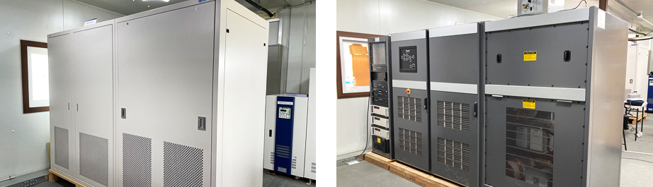 left img Korea-made Transmitter, right img eLOran foreign-made Transmitter