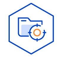 개인정보의 처리목적, 처리하는 개인정보의 항목, 보유 및 이용기간 아이콘